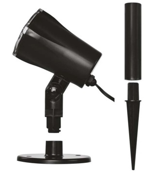 Белый светодиодный проектор со снежинкой IP44