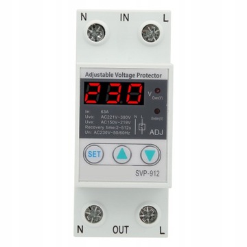 Zabezpieczenie podnapięciowe 230 V Regulowany