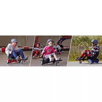 NAKŁADKA gokart do DESKI deskorolki elektrycznej z REGULACJĄ na deskorolkę