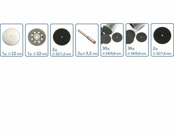 АКСЕССУАРЫ МИНИ-ШЛИФОВАЛЬНЫЕ СТАНКИ Диски для резки металла