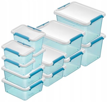 12 szt Zestaw pojemniki na żywność Lunchbox pojemnik BPA FREE ARCTIC