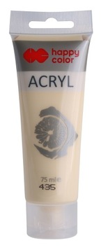Farba akrylowa 75ml kość słoniowa, Happy Color 435
