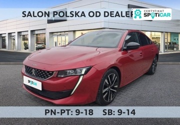 Peugeot 508 II Sedan 1.6 Puretech 225KM 2019 Peugeot 508 1.6 PureTech GT Pack SS EAT8 SalonPL FVat Od Reki Najbogatszy