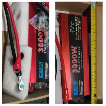 АВТОМОБИЛЬНЫЙ ПРЕОБРАЗОВАТЕЛЬ НАПРЯЖЕНИЯ 12 В - 230 В, 1600 Вт, ЧИСТЫЙ СИНУС