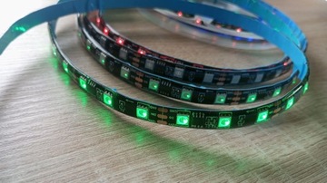 Taśma LED RGB 5050 WS2811 Magic 60 led/m IP65 5m czarna