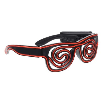 ŚWIECĄCE W CIEMNOŚCI OKULARY IMPREZOWE