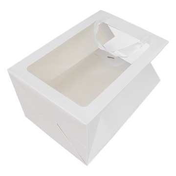 Большой бумажный мешок для конфет с открытым окном, бумажные пакеты для 6А