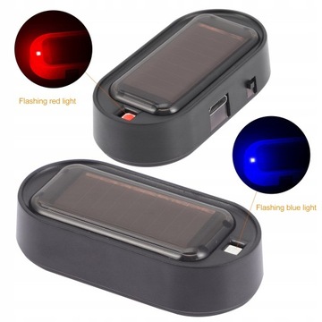 Солнечная светодиодная сигнальная лампа Anti-The Car, 2 шт.