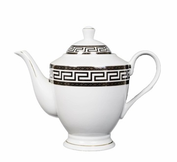 Фарфоровый сервиз 57 предметов, греческий узор.