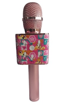 PSI PATROL MIKROFON BEZPRZEWODOWY KARAOKE BLUETOOTH SKE RÓŻOWY