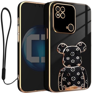 Etui futerał OXYGEN BeaR do REDMI 10C + Smycz
