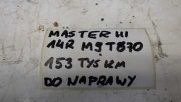 ГОЛОВКА ДВИГАТЕЛЯ 153 ТЫС. KM MASTER III MOVANO B 2.3 DCI ПОВРЕЖДЕННЫЙ M9T870