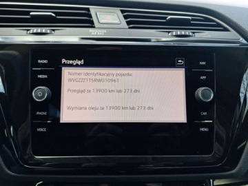 Volkswagen Touran III 1.5 TSI EVO 150KM 2023 Volkswagen Touran Highline Kamera Cofania 7 miejsc Hak LED TOP Faktura Vat, zdjęcie 21