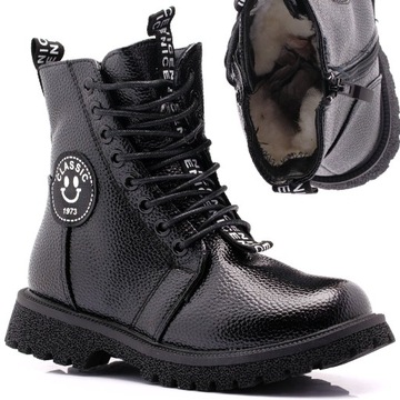 BUTY DZIEWCZĘCE OCIEPLANE ŚNIEGOWCE GETO 201 33