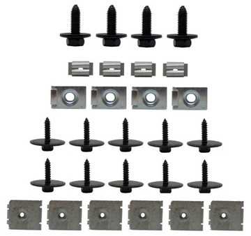 MERCEDES E KLASA W211 CL203 ZESTAW SPINEK OSŁONY