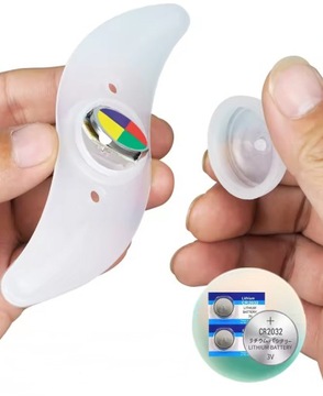 4 светодиодных велосипедных фонаря на спицах велосипедного колеса. КРЫШКА КОЛЕСА