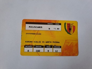 KORONA KIELCE - WARTA POZNAŃ 27-09-2008