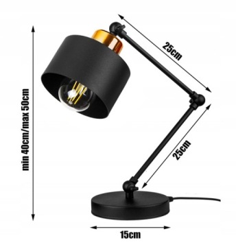 Светодиодная настольная лампа Loft Edison - FIBRAM LIGHTING