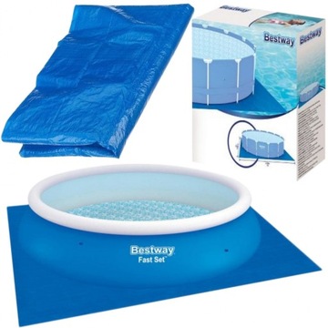 Mata Basenowa pod Basen Bestway 58002 396x396 cm