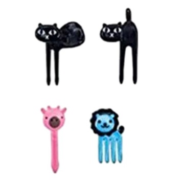 68 шт., наборы для бенто, закуски, десертная вилка, зубочистки в форме животного для детской еды