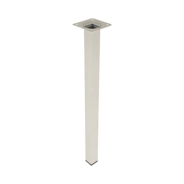 Noga meblowa kwadratowa 40cm biała