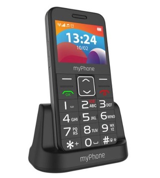 Telefon dla seniora z bazą ładującą MYPHONE Halo 3 LTE Przycisk SOS