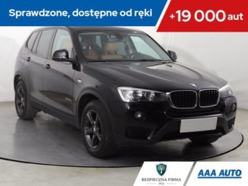 BMW X3 F25 SUV 2.0 20d 190KM 2015 BMW X3 xDrive20d, 187 KM, 4X4, Automat, Skóra