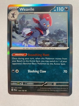 Paldea Evolved Holo 134/193 Weavile