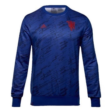 ADIDAS MANCHESTER UNITED COLLEGIATE ROYAL CREWNECK