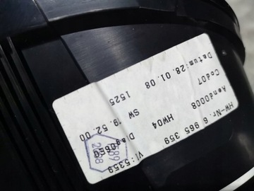 BMW 5 E60 E61 2,5I PŘÍSTROJOVÁ DESKA BUDÍKY 9177251