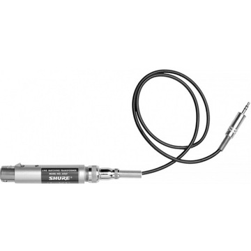 Shure A96F XLR -> адаптер Mini Jack 3,5 мм