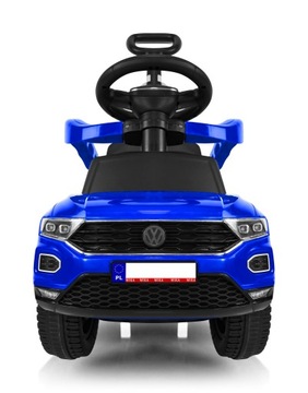 Детский автомобиль VOLKSWAGEN T-ROC Blue Milly Mally с ручкой.
