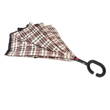Parasol Revers odwrotny na deszcz i słońce 100cm do auta