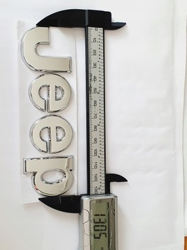 ЭМБЛЕМА JEEP НАКЛЕЙКА С ЛОГОТИПОМ ХРОМИРОВАННЫЙ МЕТАЛЛ