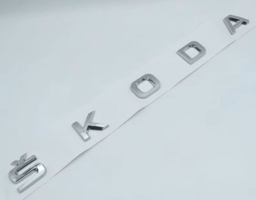 CHRÓM NÁPIS NA ZADNÍ KRYT - SKODA FABIA 4 IV PJ