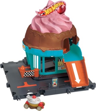 Hot Wheels City Гоночна магазин морозива з машинкою печивом HTN77 HDR24