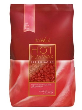 WOSK TWARDY Italwax 100g BEZ PASKÓW RÓŻA RÓŻĄNY