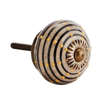 Gałka ceramiczna do mebli szuflad szafek 4cm MADAM