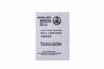 KATALOG INSTRUKCJA PRZEPISY OBSŁUGI SHL 125