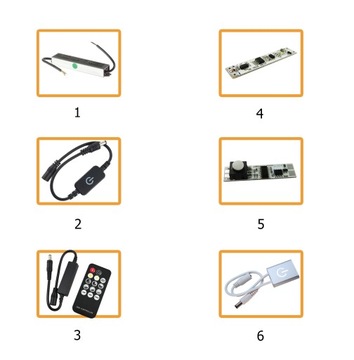 Lampa LED wpuszczana oprawa podszafkowa - 140cm