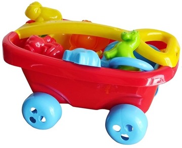 Коляска, коляска, тачка + формочки для малышей PL DZ