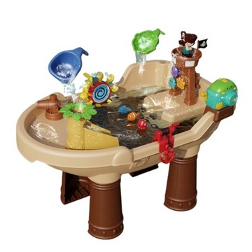 НАБОР ИГРУШЕК ДЛЯ ДЕТЕЙ ПЛЯЖНЫЙ СТОЛИК С ВОДОЙ МЫЛЬНЫЕ ПУЗЫРИ ЗОНТ ЛОДКА