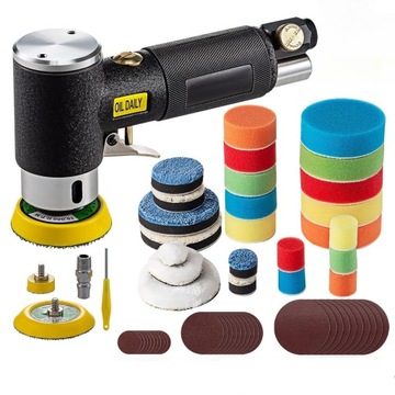 Губки для полировки пневматические шерсть мех 25мм 50мм 75мм 62шт