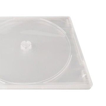 10 sztuk przezroczystych pudełek na płyty CD futerał do przechowywania płyt CD ochrona dysku zapobiega zarysowaniom