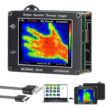KAMERA TERMOWIZYJNA LCD -40 DO 300 stopnie Celsjusza TERMOMETRIA