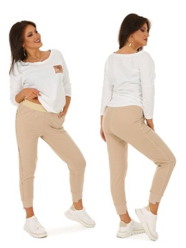 F608 Брюки спортивные 7/8, манжета