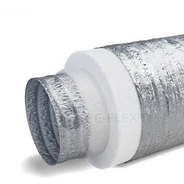 Izolowany przewód PE-FLEX Ø203 izolacja 50 mm