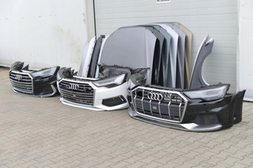 MASKA ZDERZAK BŁOTNIK LAMPA H7 XENON FULL LED PAS BELKA AUDI A6 C8 4K 2018-