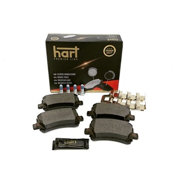 KLOCKI HAMULCOWE TYŁ GOLF V,CADDY 1.4-2.0 04-