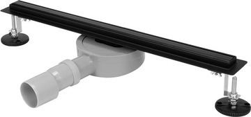 ODPŁYW LINIOWY PRYSZNICOWY SLIM BLACK 70cm NISKI
